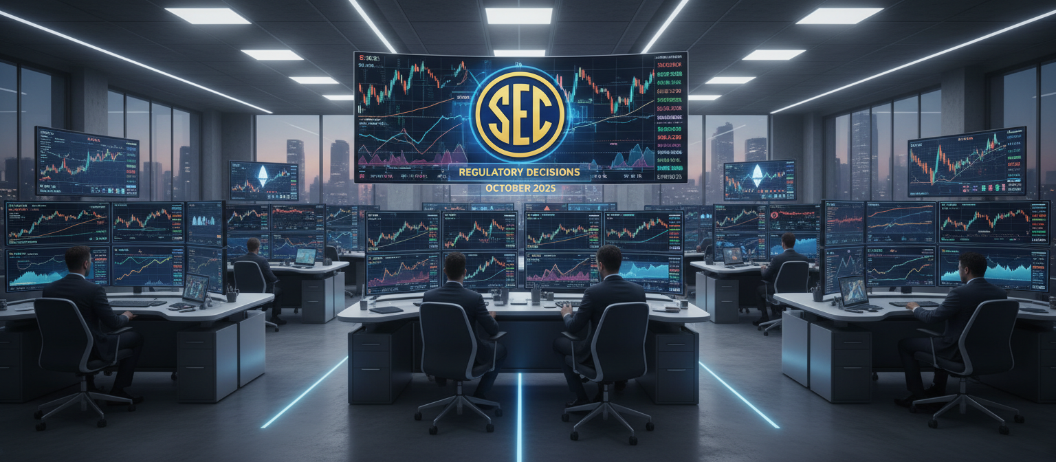 SEC Faces Wave of Altcoin ETF Decisions as October Deadlines Loom