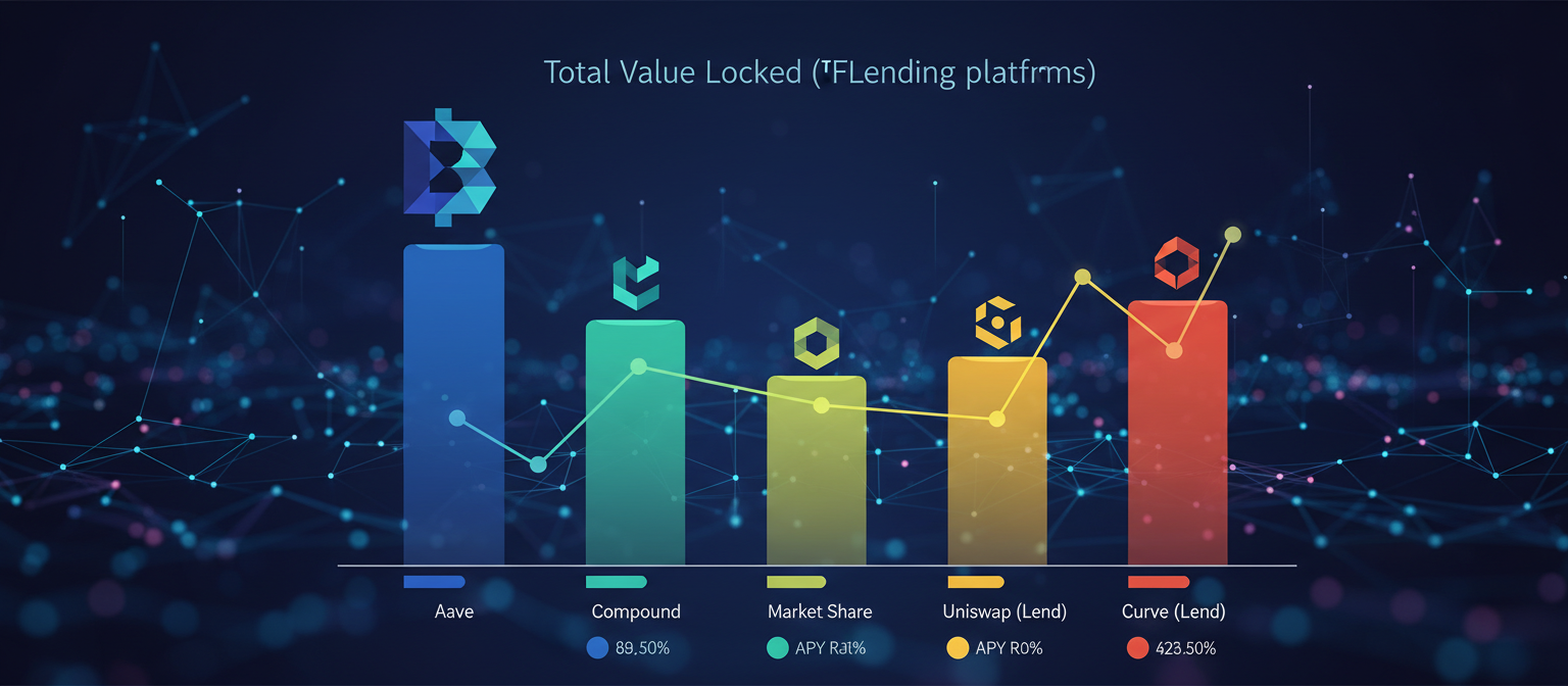 DeFi Lending TVL Surpasses $56 Billion as Aave, Compound Lead Market