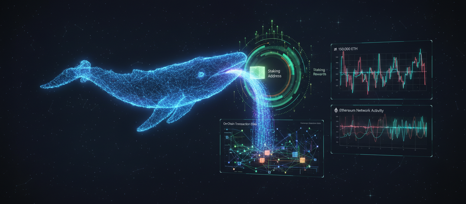 Ethereum ICO historical timeline showing the 2014 token sale period, early investor journey from $0.31 to current $4,331 price levels, and the evolution from proof-of-work to proof-of-stake consensus with staking rewards visualization
