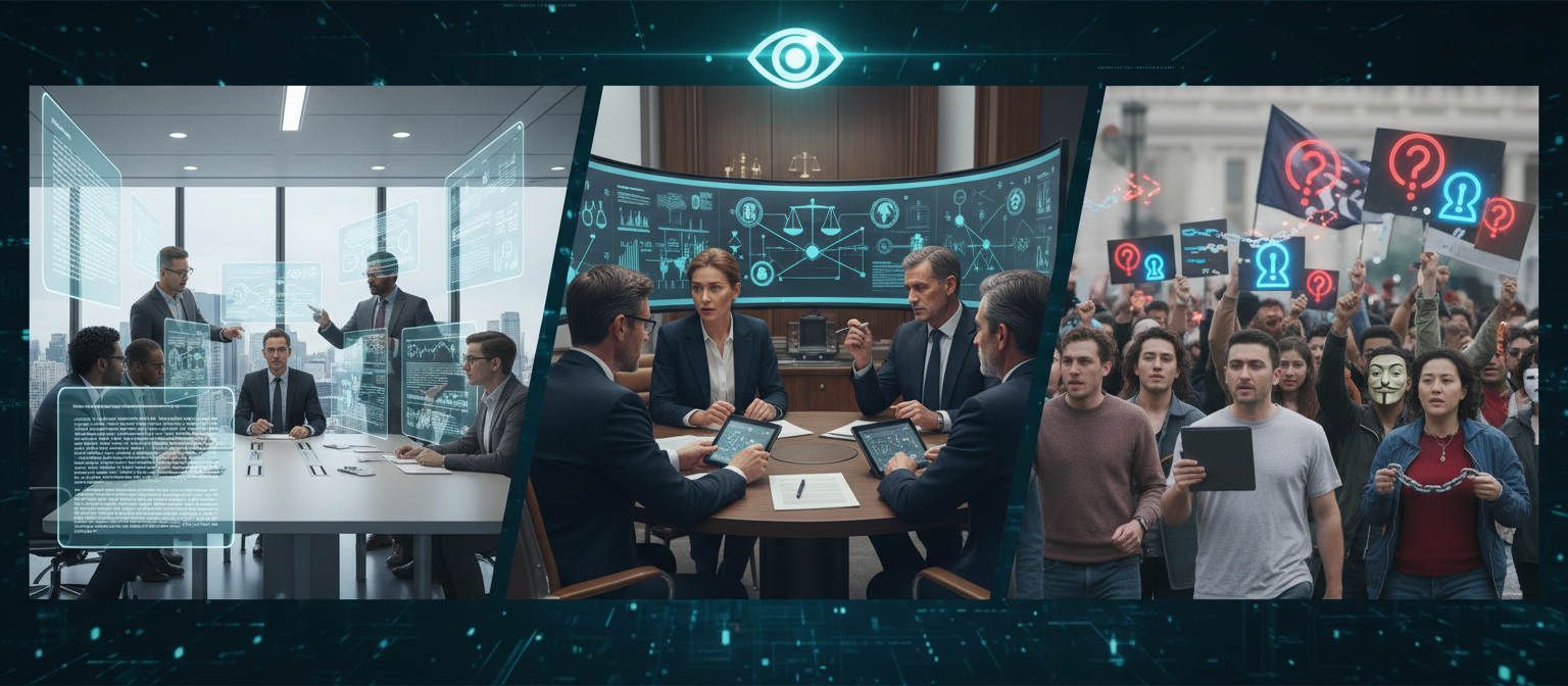 DeFi protocol developers in meeting room reviewing IRS regulations on screens, industry coalition leaders coordinating legal response, cryptocurrency community protest imagery with regulatory concern themes