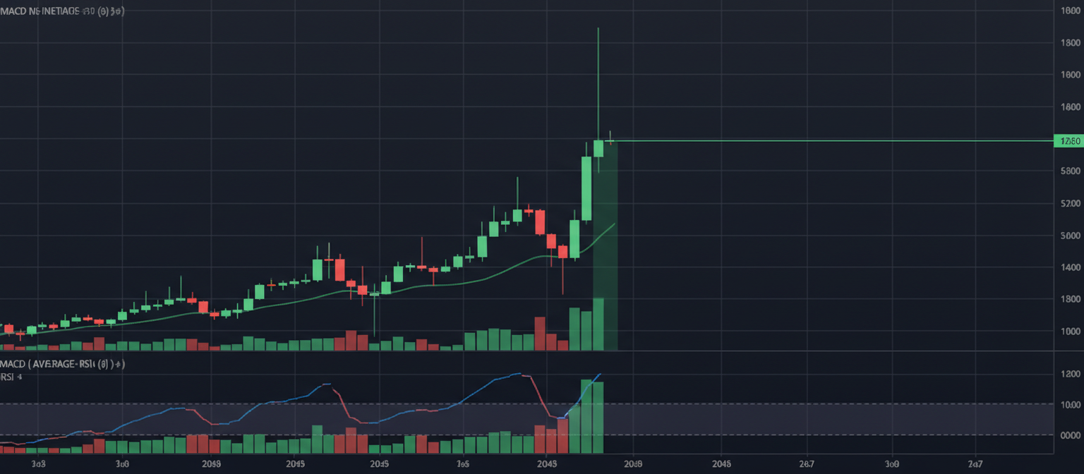 Bitcoin price chart showing breakout above $86,000 with technical indicators marking the end of four-month downtrend